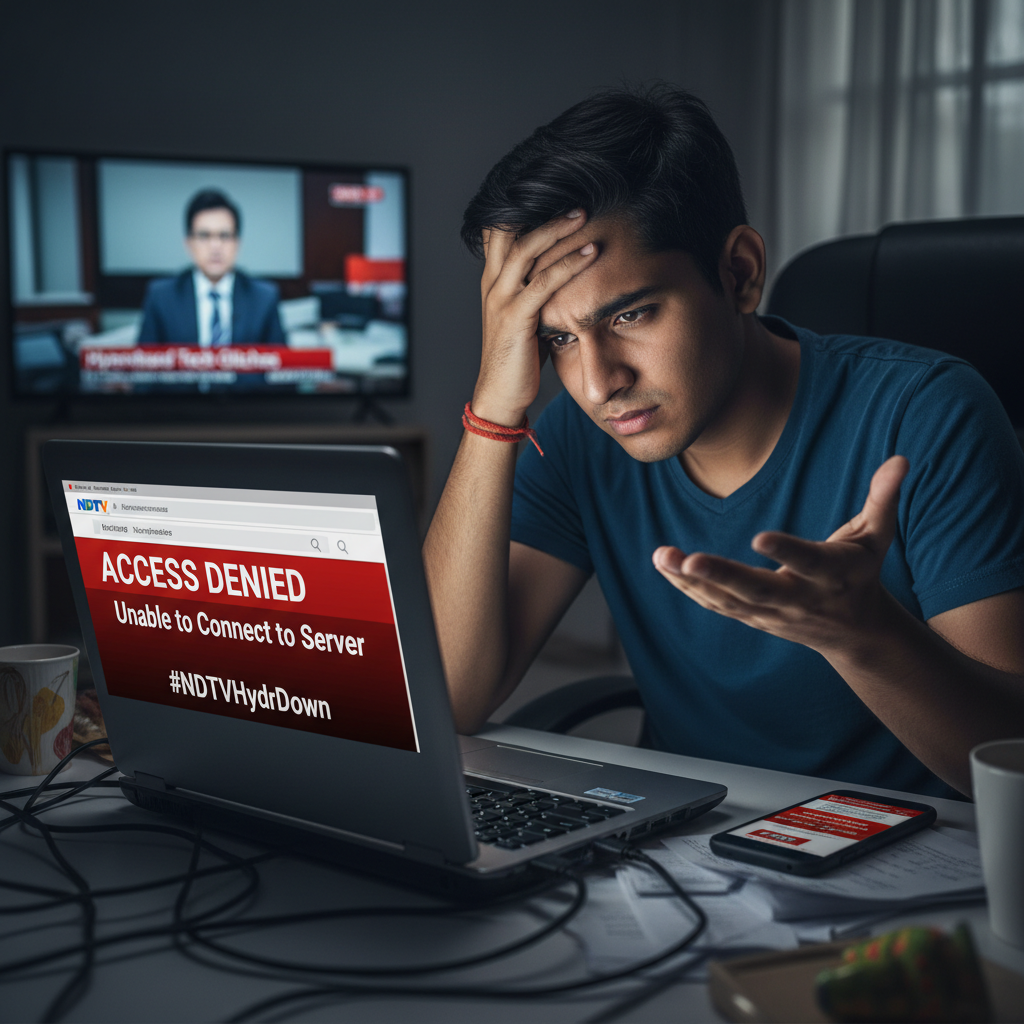 Access Issues Reported for NDTV Hyderabad News Website