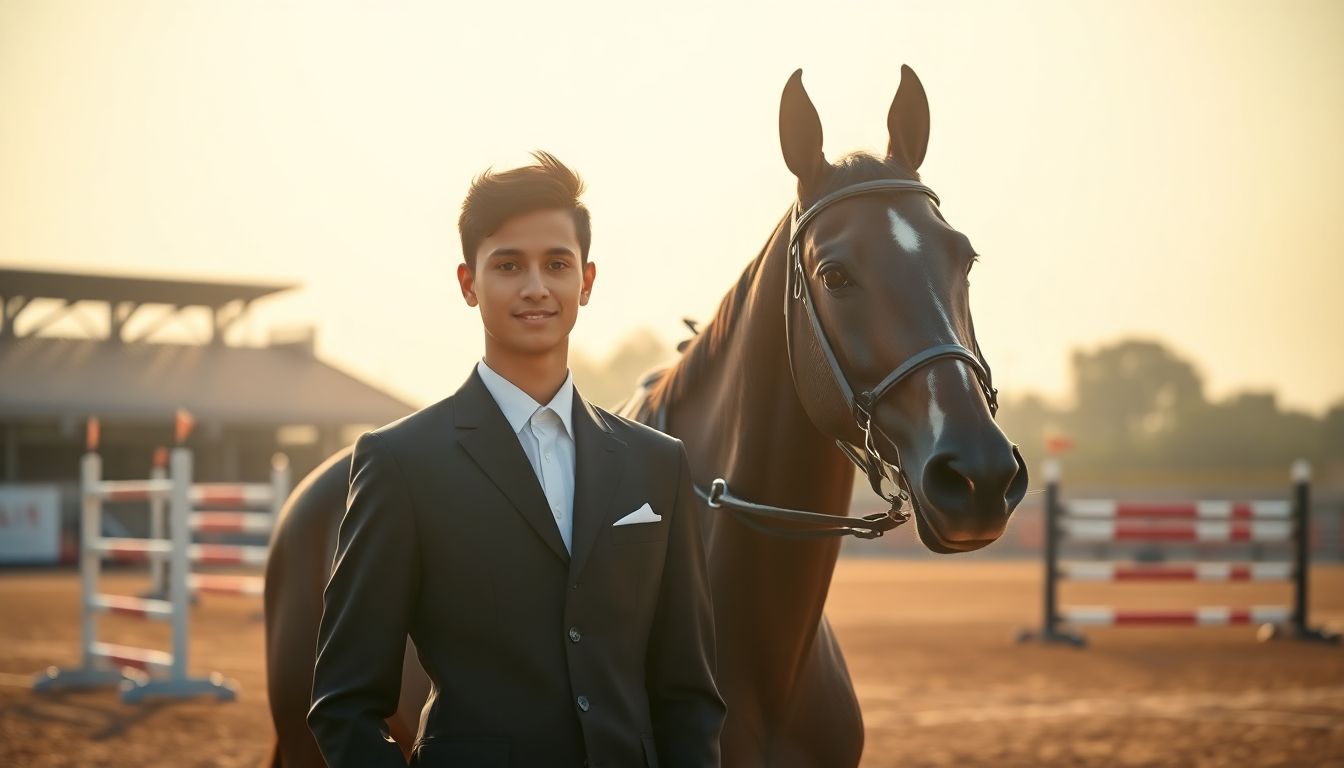 Abbas Khan Becomes First Indian Showjumper to Receive Bharat Youth Award