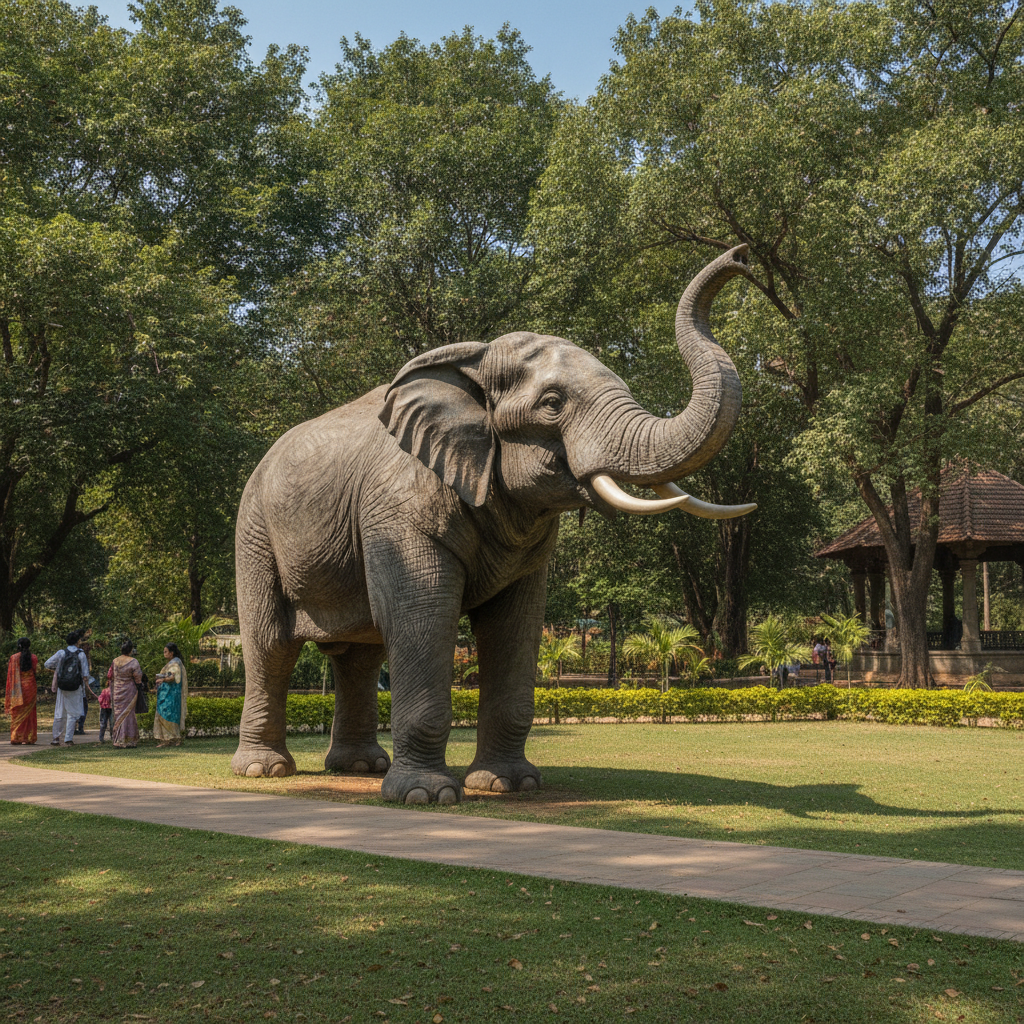 PETA India Donates Robotic Elephant to Be Housed at Nehru Zoological Park
