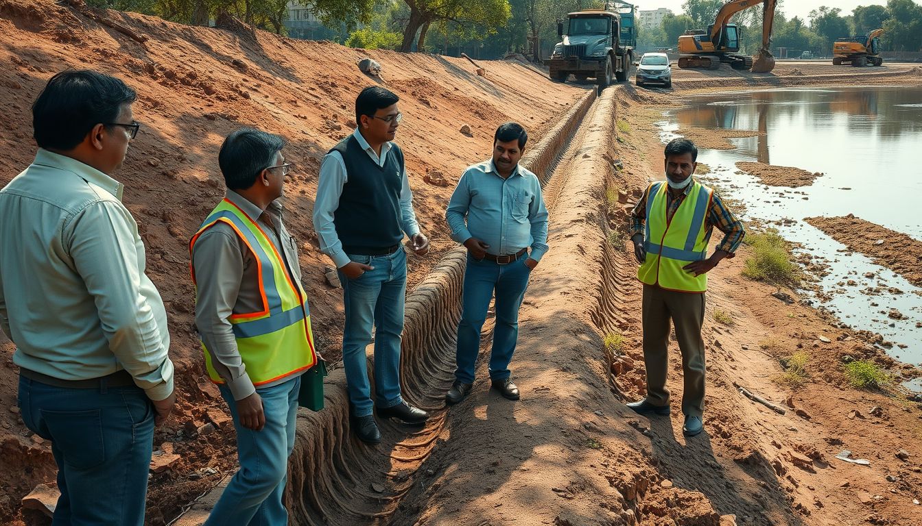 HYDRAA Commissioner Inspects Lakes and Flood Points in Gachibowli and Serilingampally