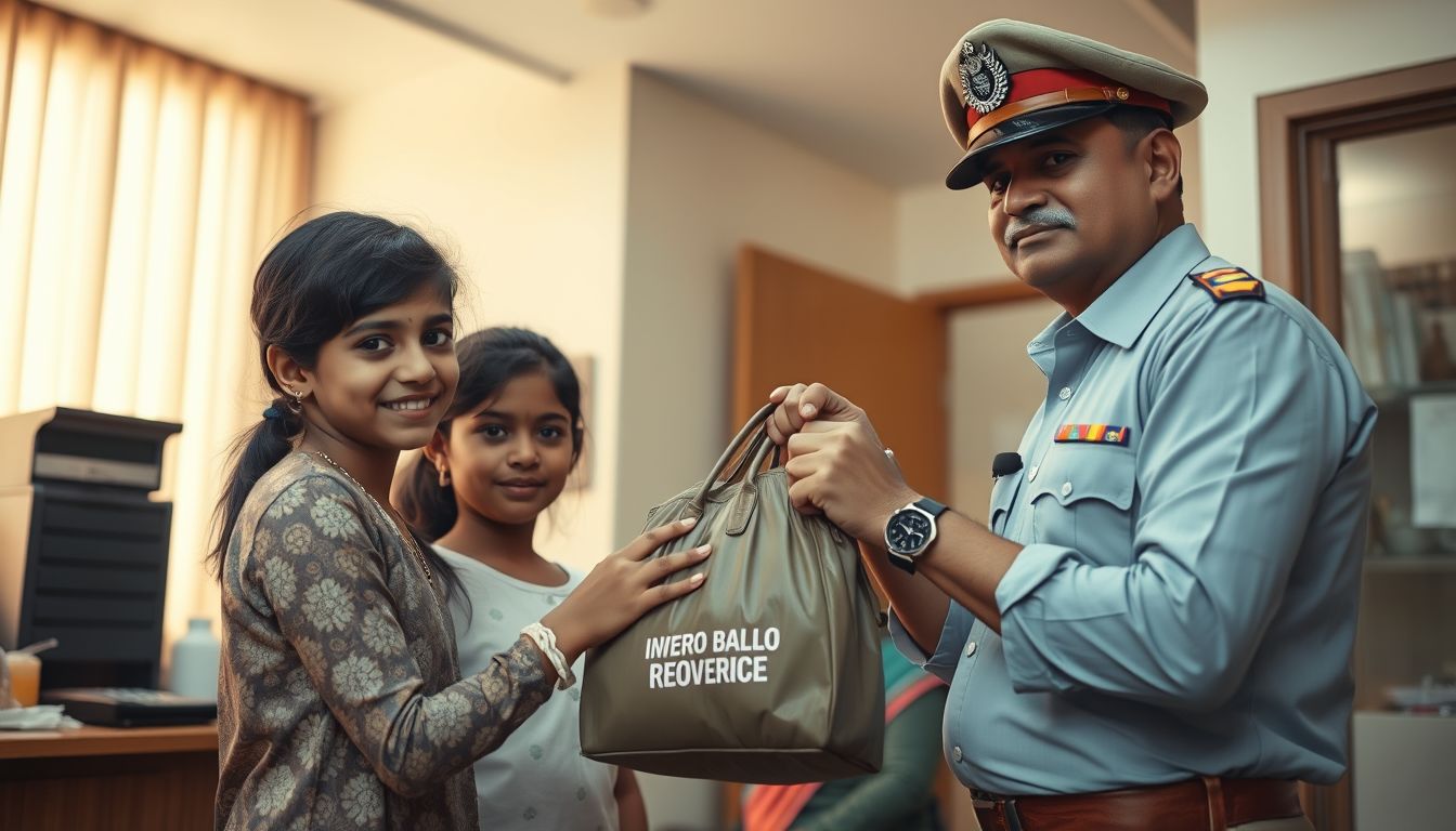 Tukaramgate Police Return Lost Bag With Rs 3 Lakh Gold to Deaf Siblings