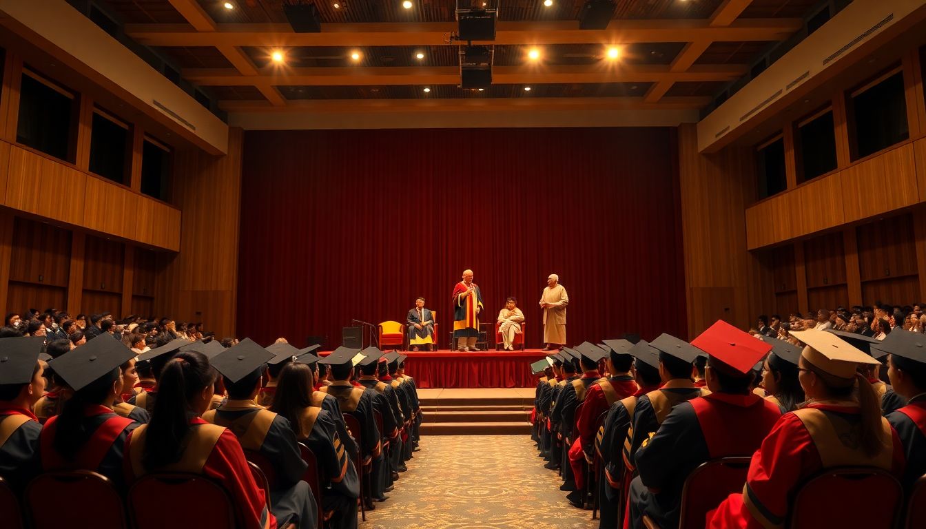 Anurag University Graduates 2,789 Students and Honors Chintakindi Mallesham