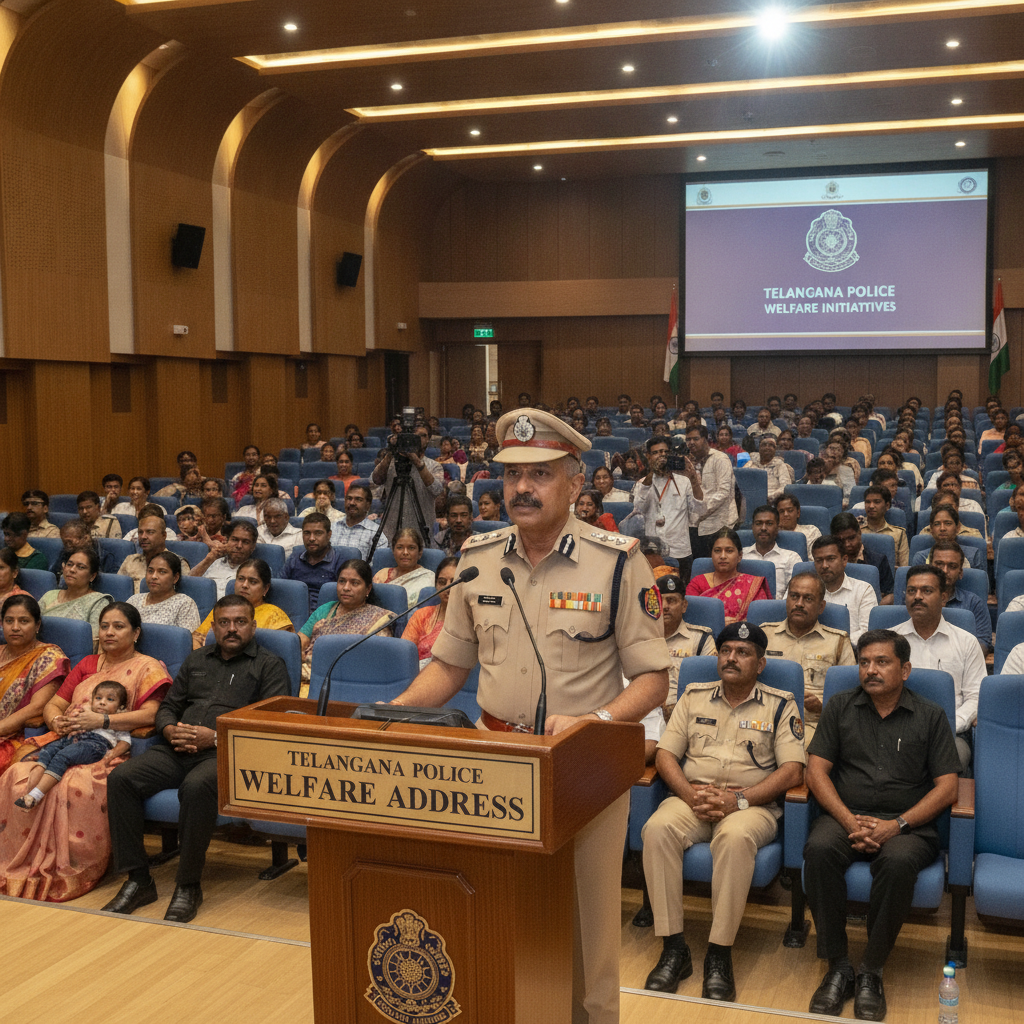 DGP C.V. Anand Launches TG-VEER Portal in Warangal to Support Police Martyrs' Families