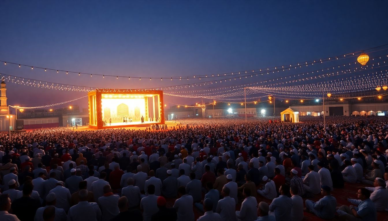 Milad-un-Nabi Gatherings Begin at Nampally and Darussalam in Hyderabad
