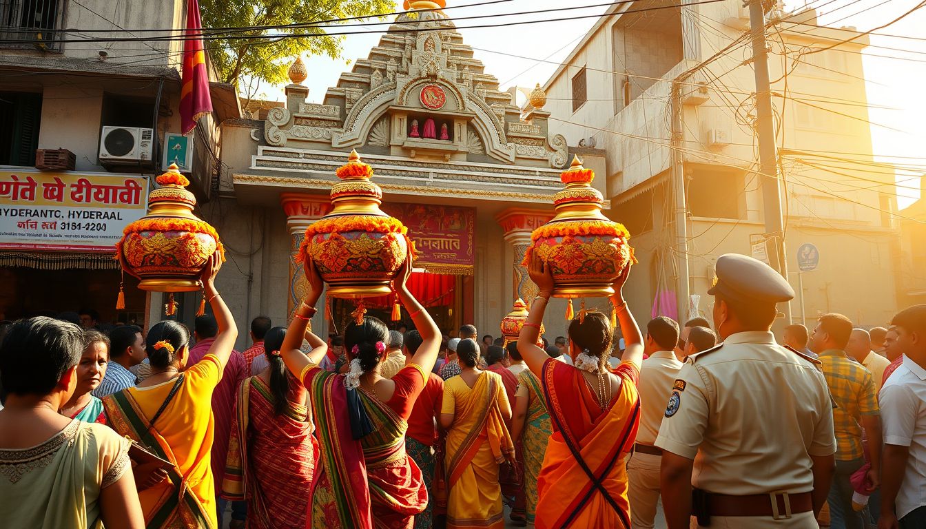 Thousands Throng Old City Temples As Two-Day Bonalu Begins In Hyderabad
