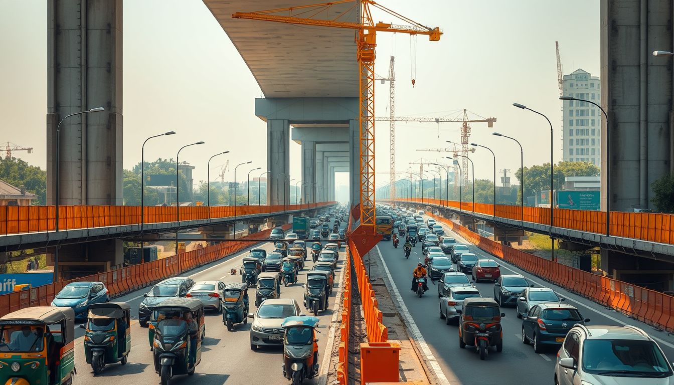 Flyover Works on Miyapur-Alwyn X Road Stretch to Disrupt Traffic for 180 Days