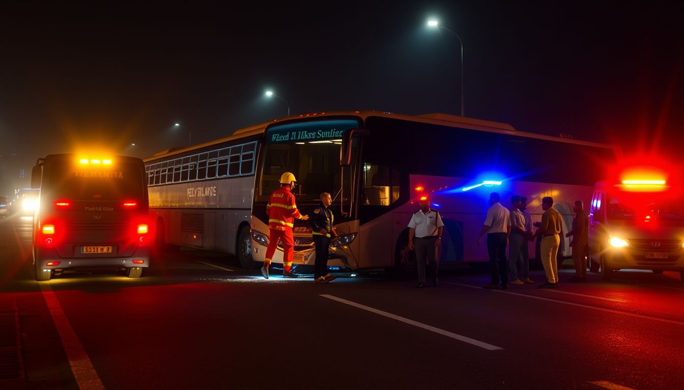 APSRTC Bus Collides with Private Bus on Vijayawada-Hyderabad Highway Near Akupamula