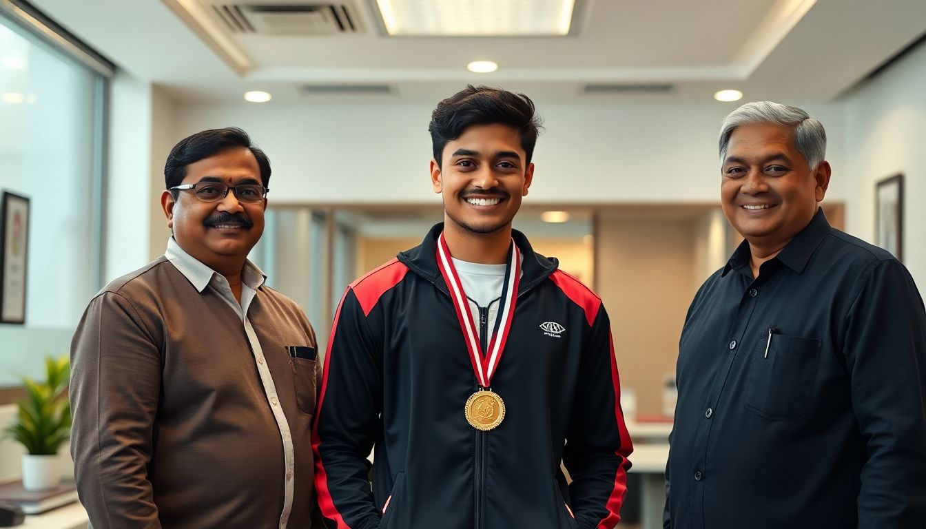 Telangana Skater Pranav Madav Meets SATG Officials, Eyes 2030 Winter Olympics
