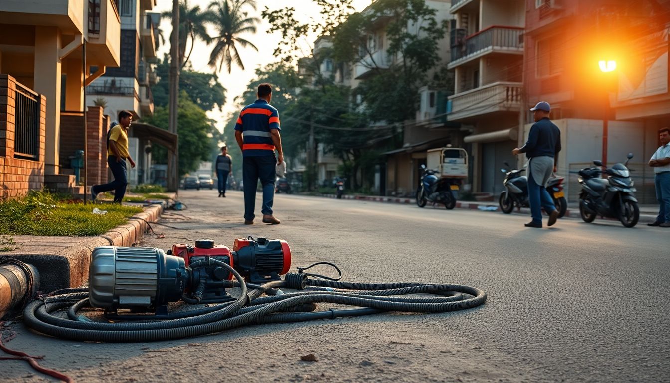 HMWSSB Vigilance Wing Seizes 14 Illegal Water Pumps in SR Nagar Raids