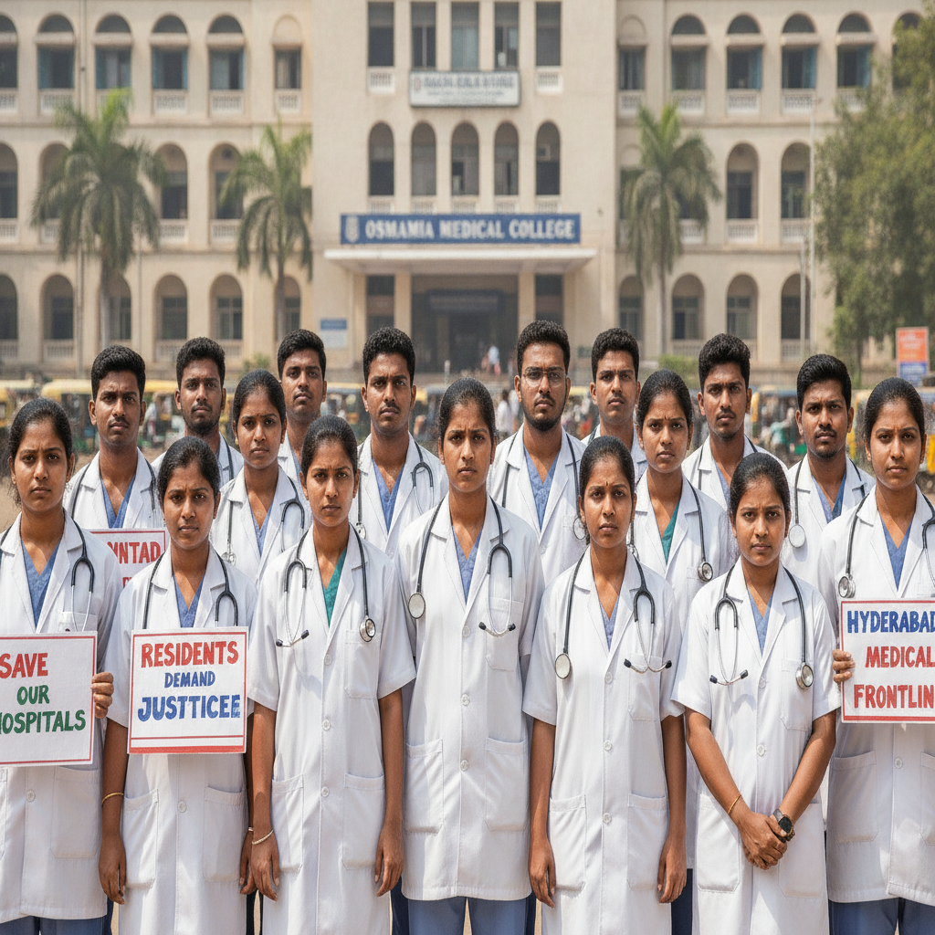 HRDA Demands Stipends and Infrastructure at Patnam Mahender Reddy Medical Institute