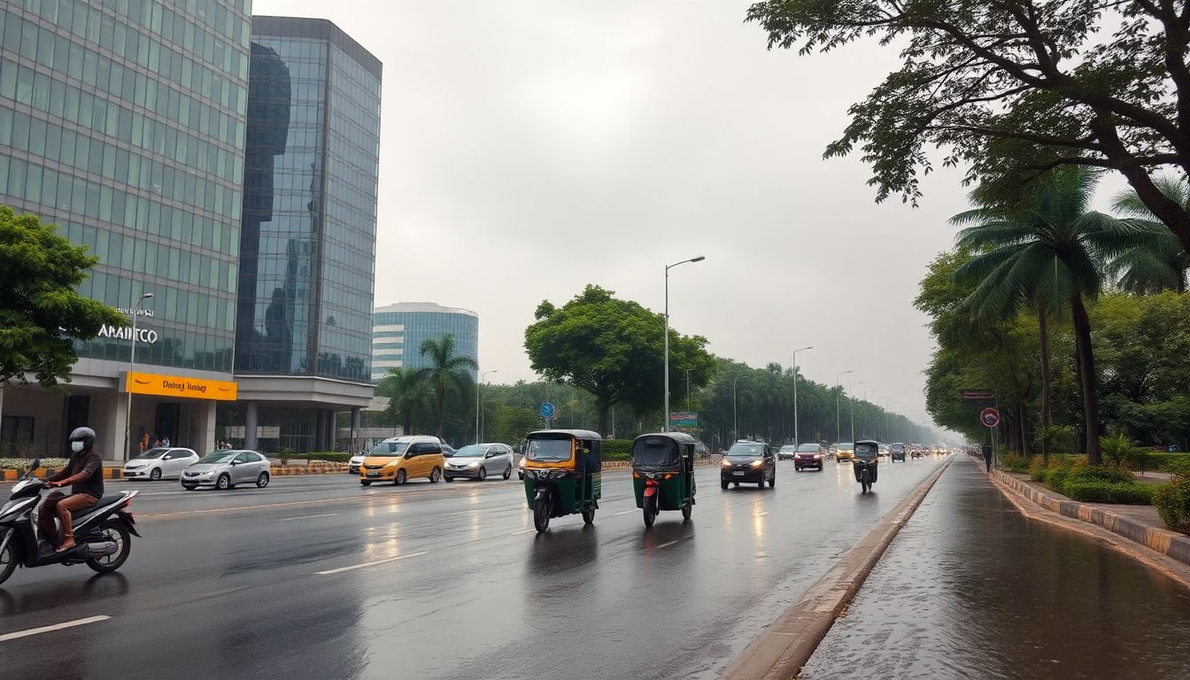 Morning Rains Lash Hyderabad, ESS Kondapur Records Highest Rainfall of 15 mm