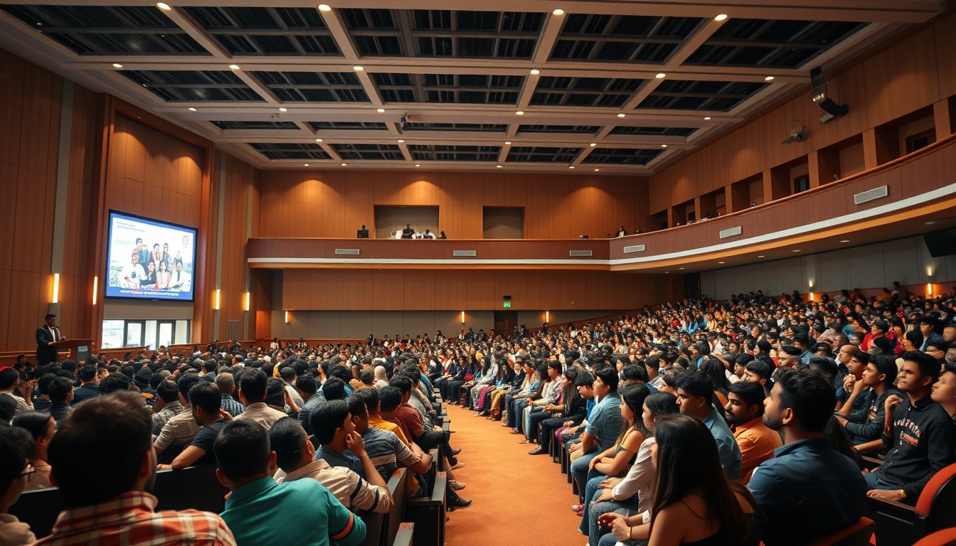 Leaders Urge Students to Promote Peace at St Francis College in Hyderabad