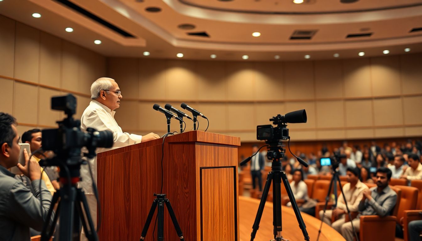 Governor Shiv Pratap Shukla Stresses Credibility at Hyderabad Press Club Event