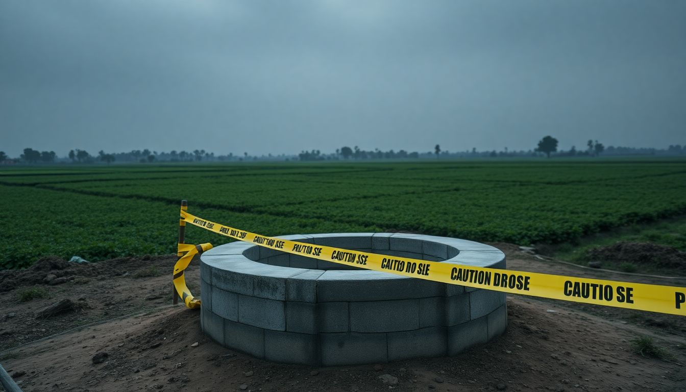 Class 3 student Bhukya Sai Vignesh drowns in Kamanpelli farm well