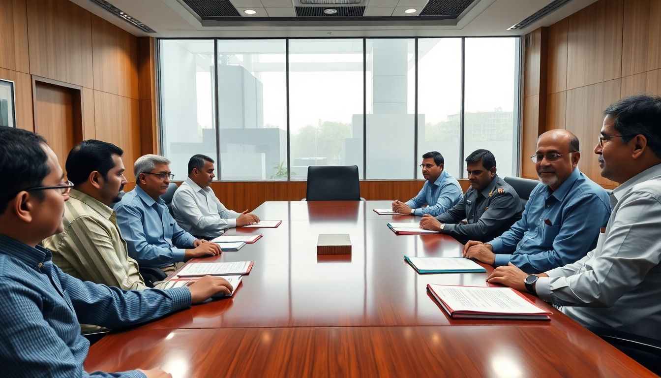INTUC Delegation Meets TGSRTC MD Over Employee Arrears and Pension Issues
