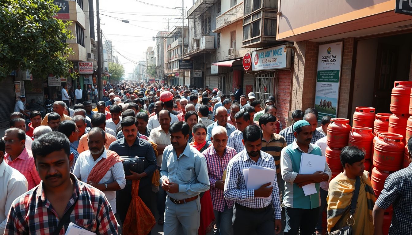 Hyderabad LPG Agencies See Heavy Rush Ahead of August 23 e-KYC Deadline