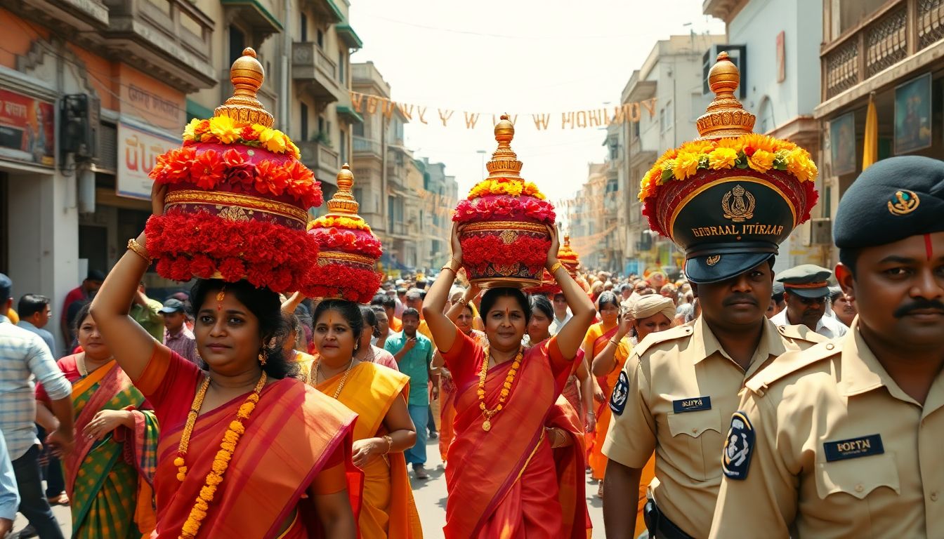 Bonalu Festival to Conclude in Old City With Ghatam Processions