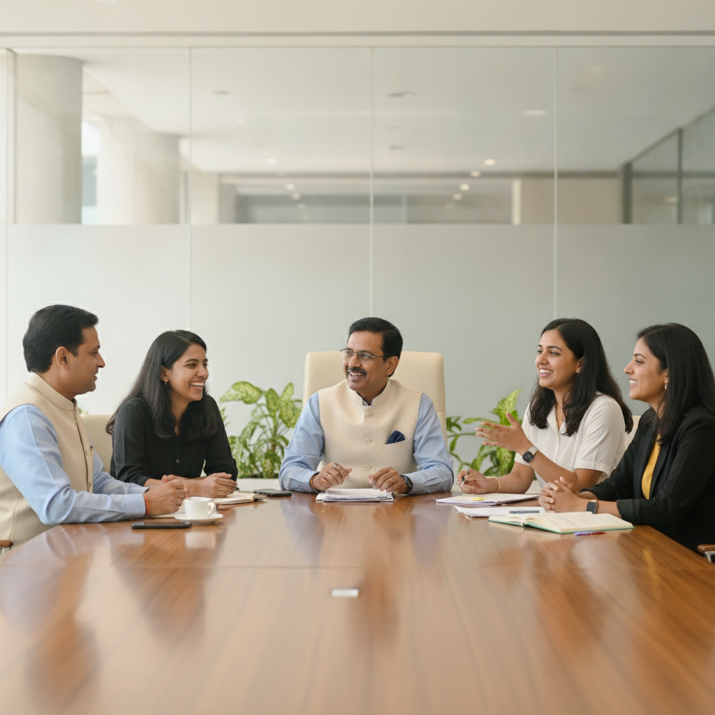 Four Gen Z Women Meet BRS Working President KT Rama Rao to Discuss Political Leadership