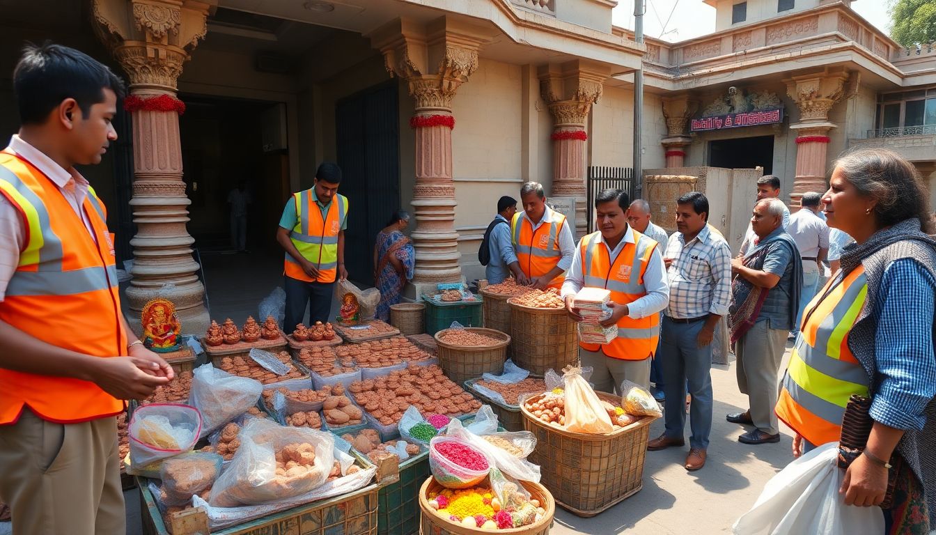 GHMC Collects Puja Waste Across 29 Temples Under Project Udvasana