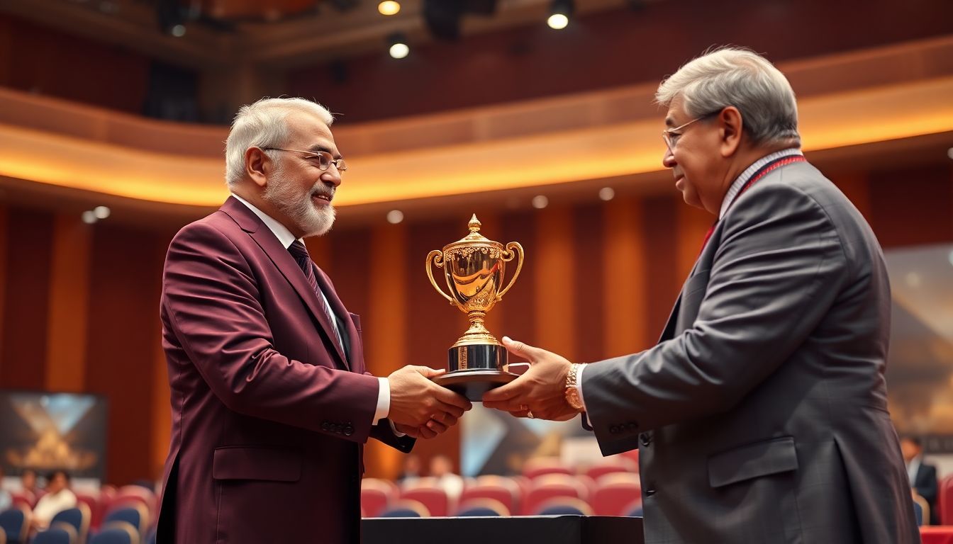 Former India Football Captain Shabbir Ali Honoured with National Excellence Award