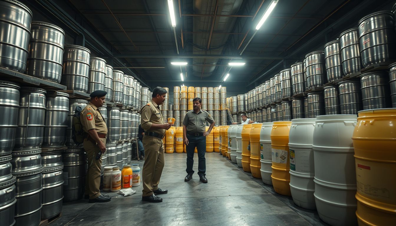 Hyderabad Police Seize 36 Tonnes of Adulterated Ghee in Citywide Drive