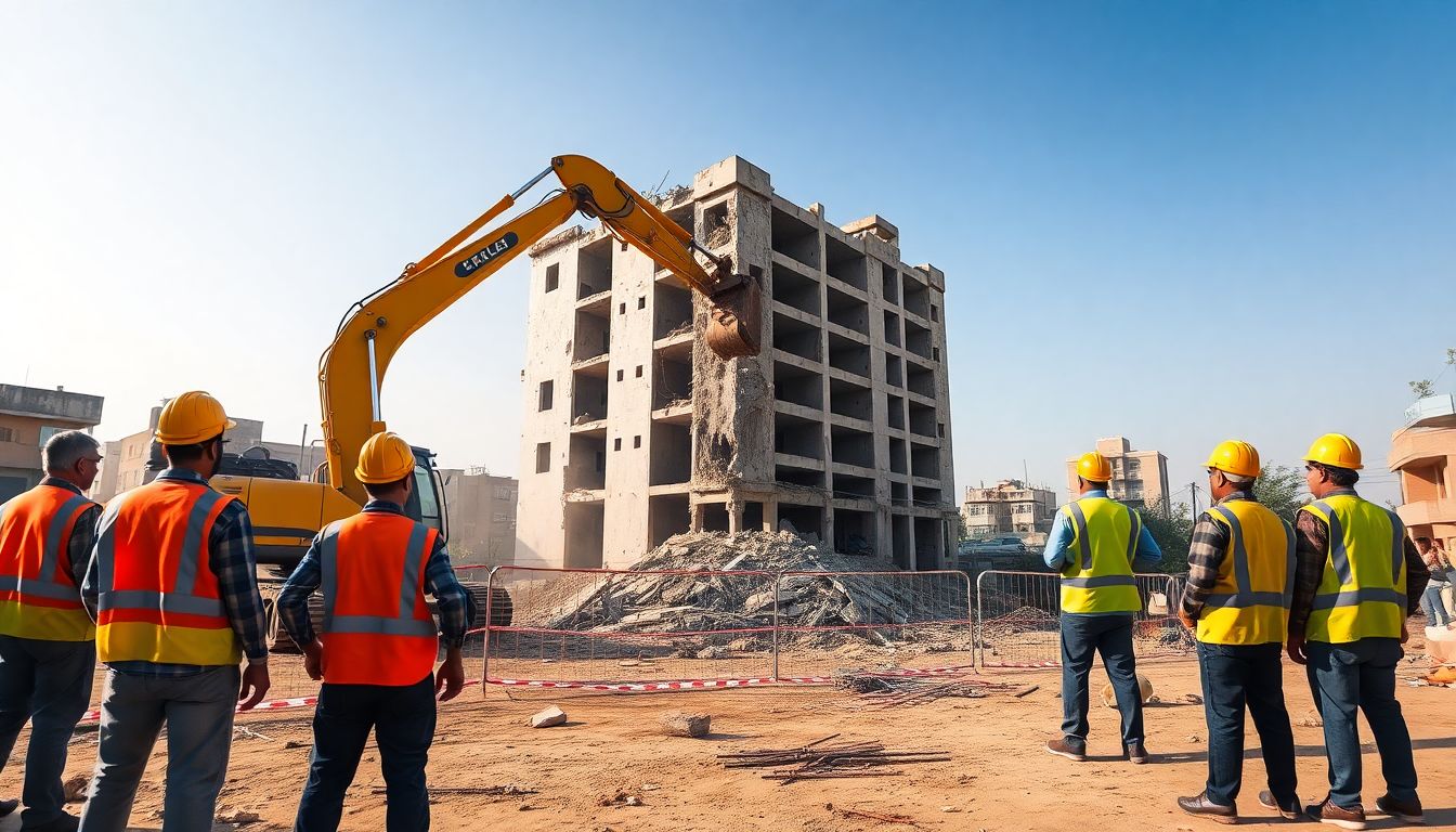 CMC Demolishes 14 Unauthorised Under-Construction Buildings in Hyderabad