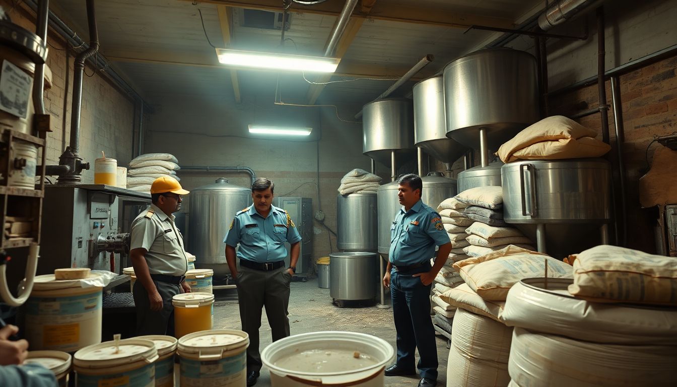 Police Raid Sri Lakshmi Dairy Products in Ramanthapur Over Adulterated Ice Cream