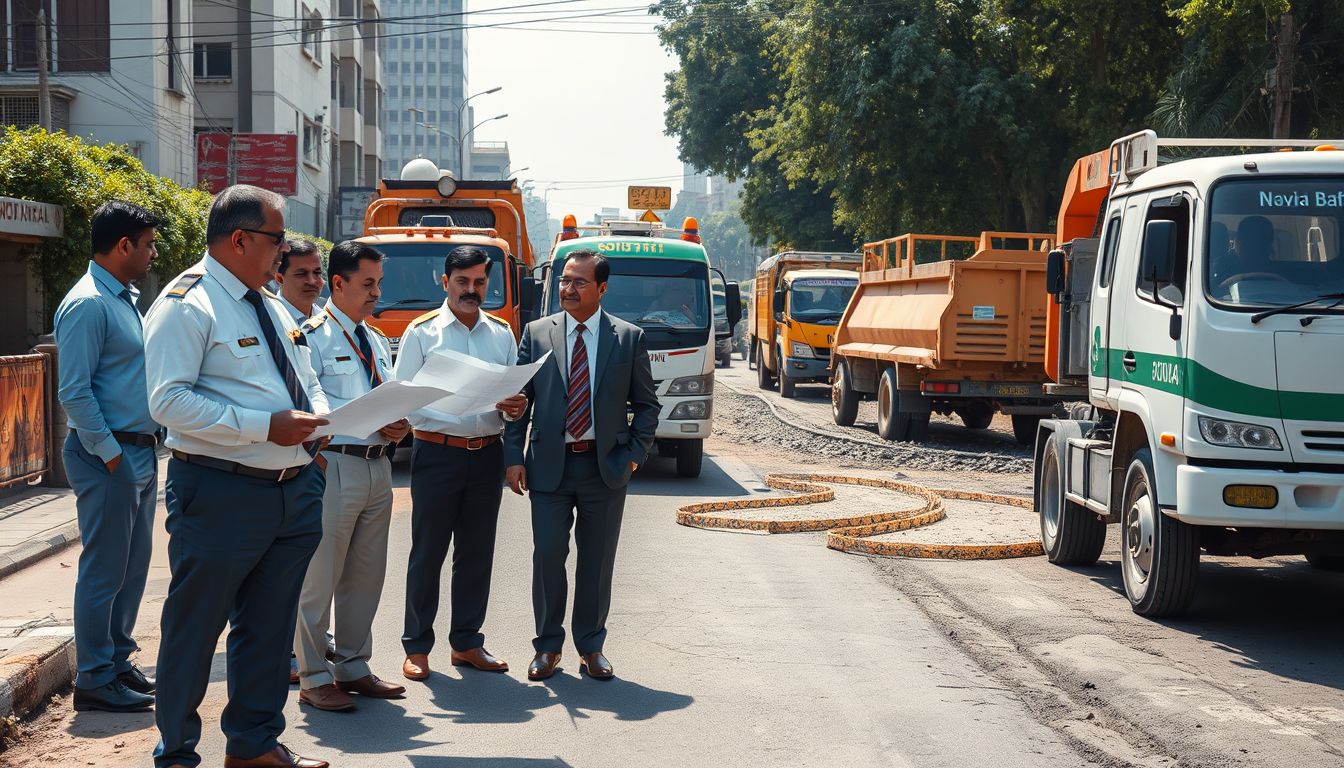 MMC Commissioner Inspects Road Works and Civic Services in Rampally