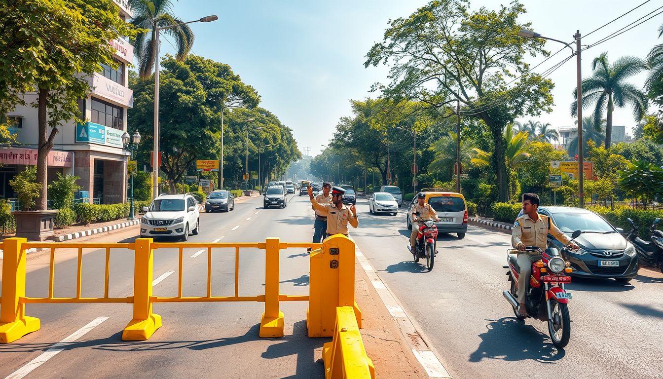 Traffic Restrictions Announced on Banjara Hills Road No. 10 for CM Visit on Thursday