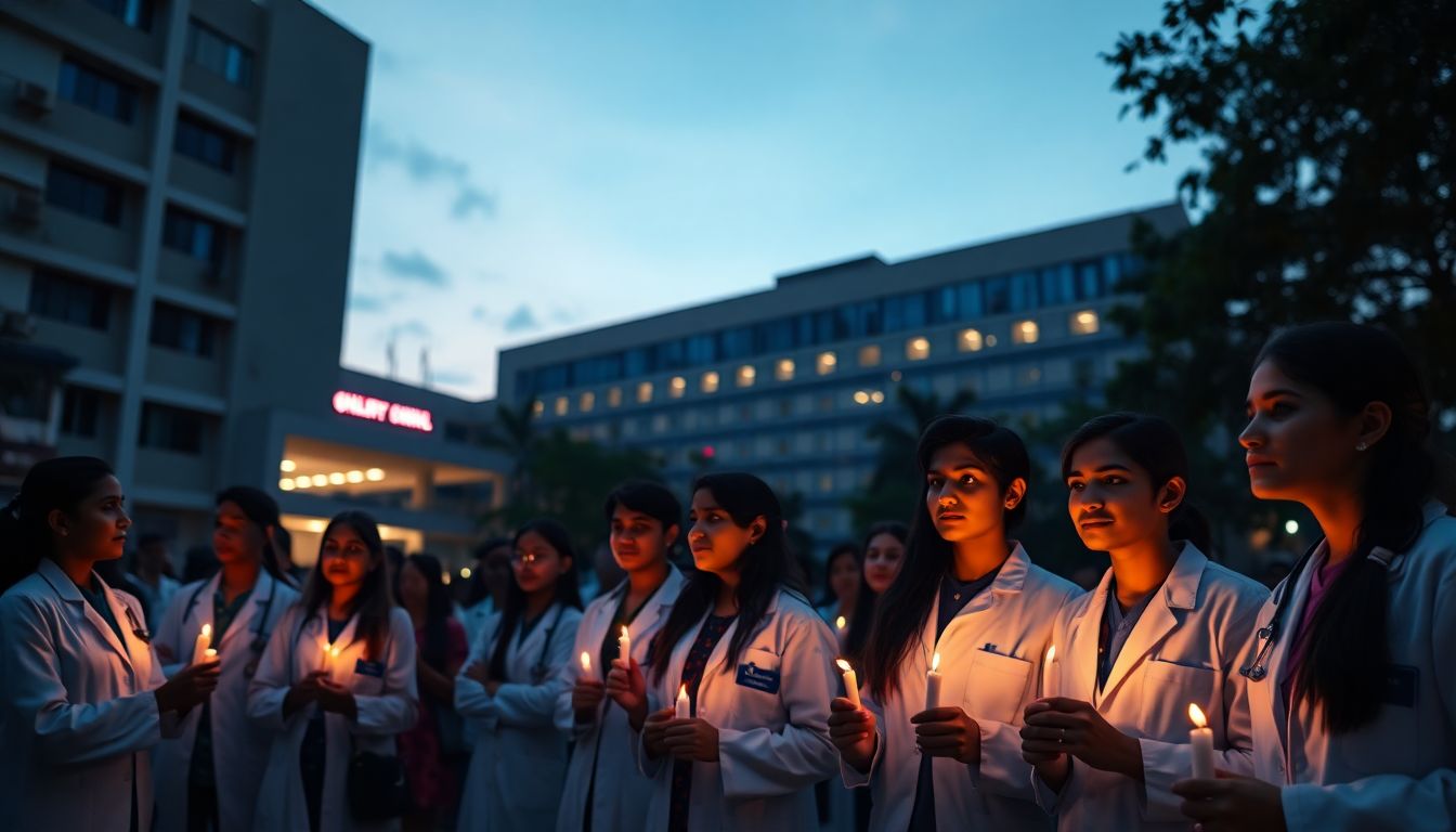 Telangana Doctors Demand Justice as Medico Succumbs to Injury at KIMS Secunderabad