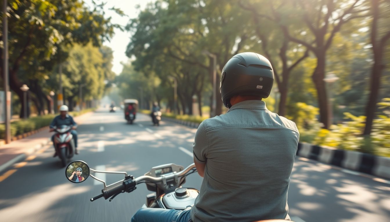 Hyderabad Top Cop Sajjanar Rides Bike to Inspect KBR Park One-Way Traffic