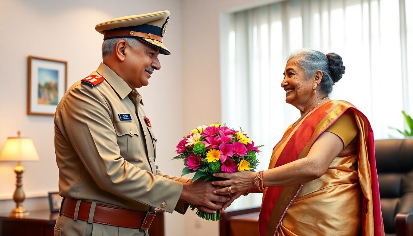 DGP CV Anand Congratulates Dr Rajeshwari Sainath on Sangeet Natak Akademi Award