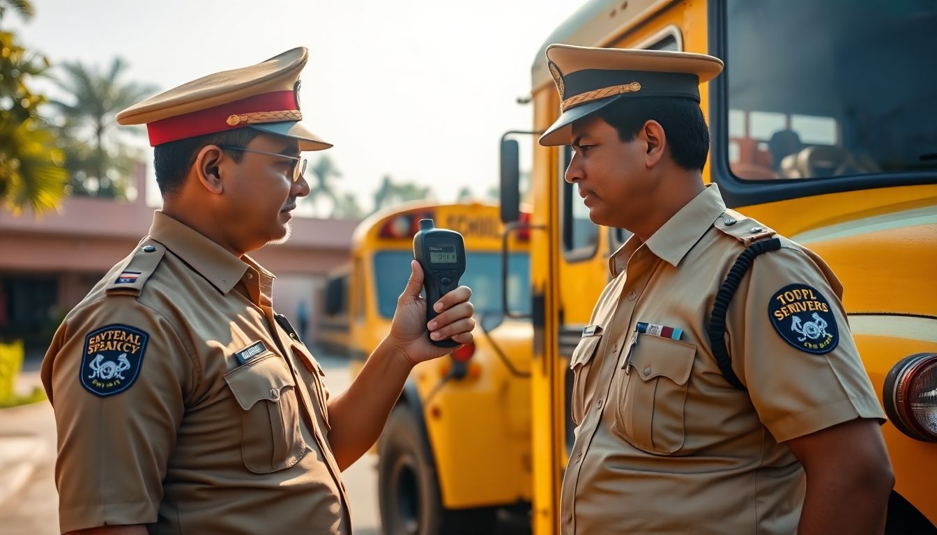 Hyderabad Police Mandate Breathalyser Tests for Goshamahal School Transport Drivers