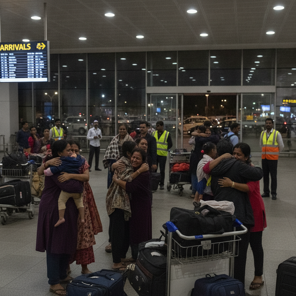 Vietnam boat accident survivors return to Rajiv Gandhi International Airport