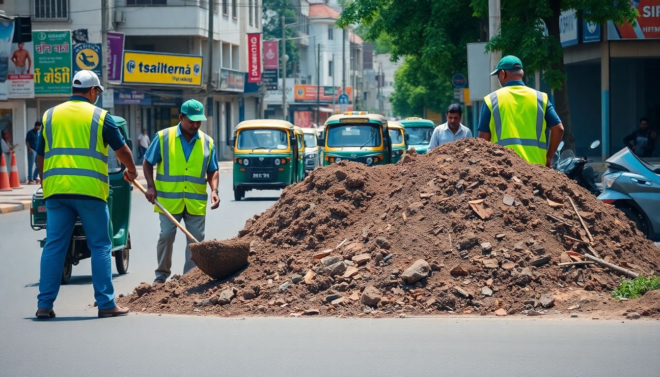 GHMC fines HMWS&SB contractor Rs 5,000 for dumping debris on Chikadpally road