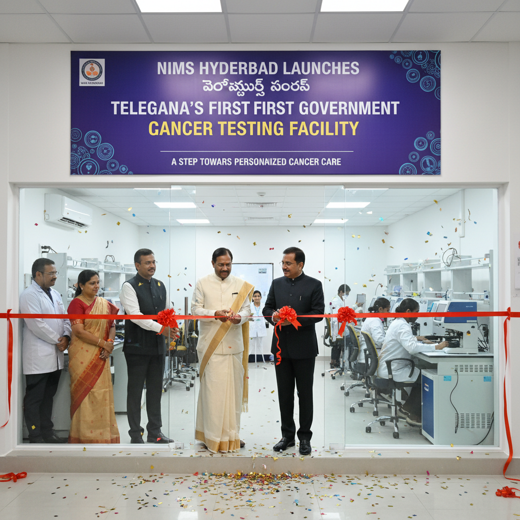 NIMS Hyderabad launches Telangana's first government genetic cancer testing facility