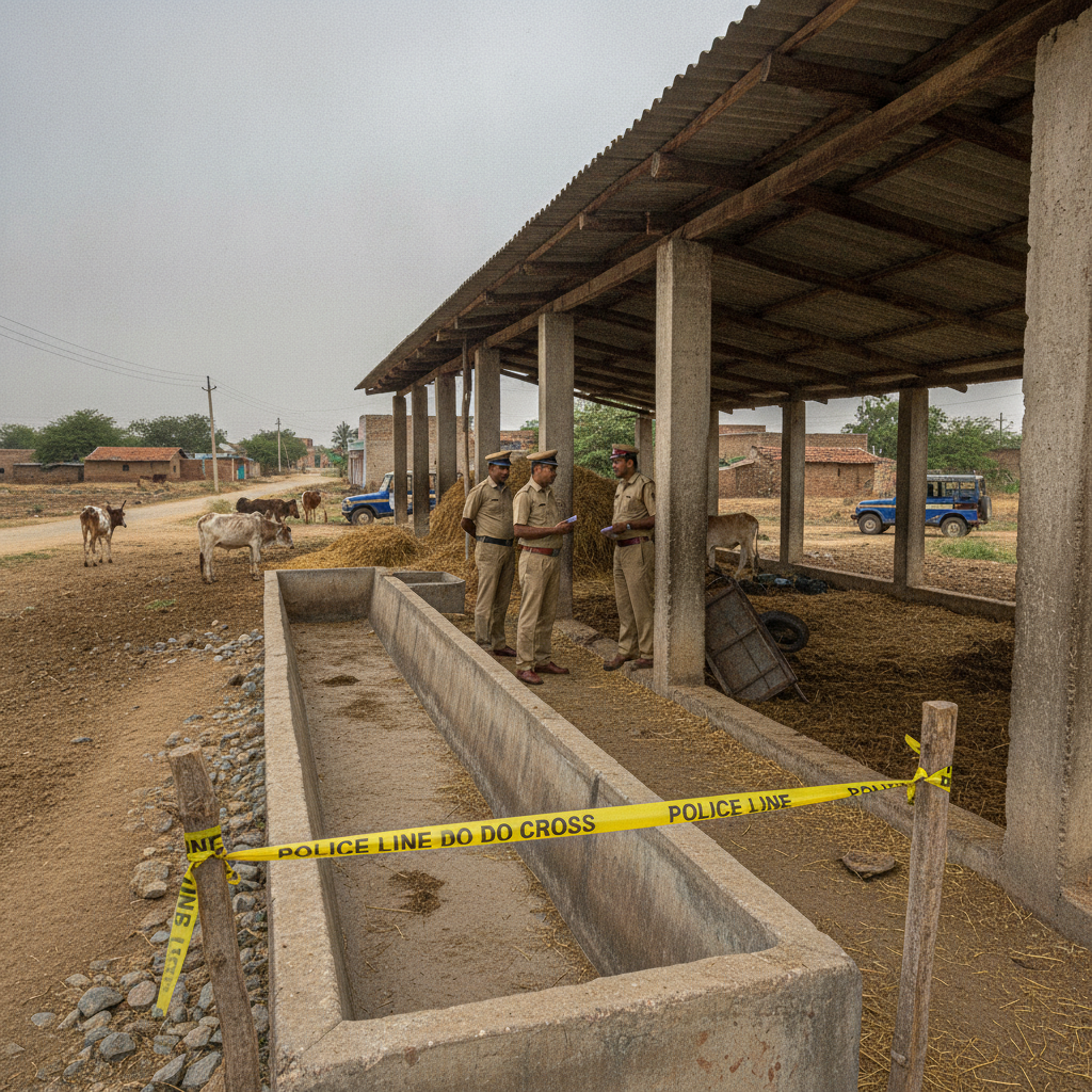 10 Cows Die in Kummariguda Village After Allegedly Drinking Urea Contaminated Water