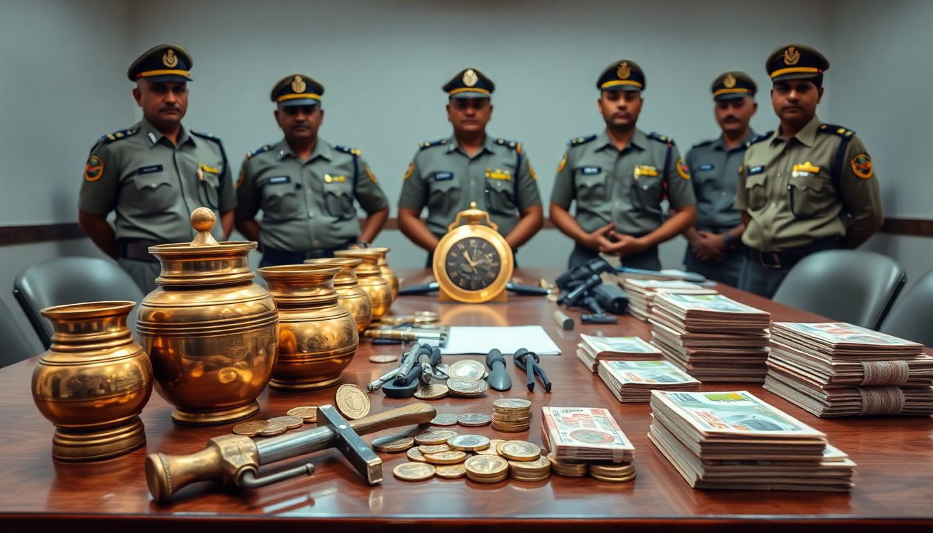 Hyderabad Police Arrest Four for Duping People in Hidden Treasure Scam
