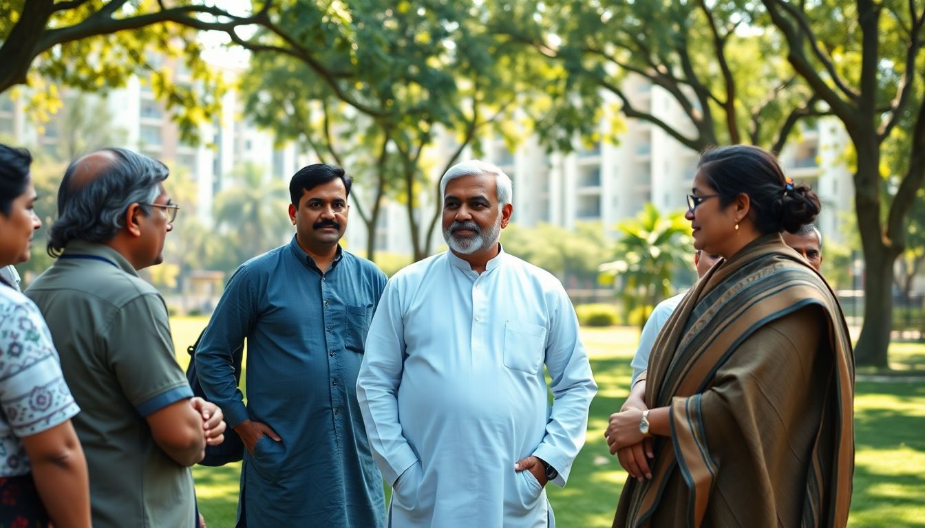 MLA Arekapudi Gandhi, CMC Chief Meet Serilingampally RWAs to Resolve Civic Issues
