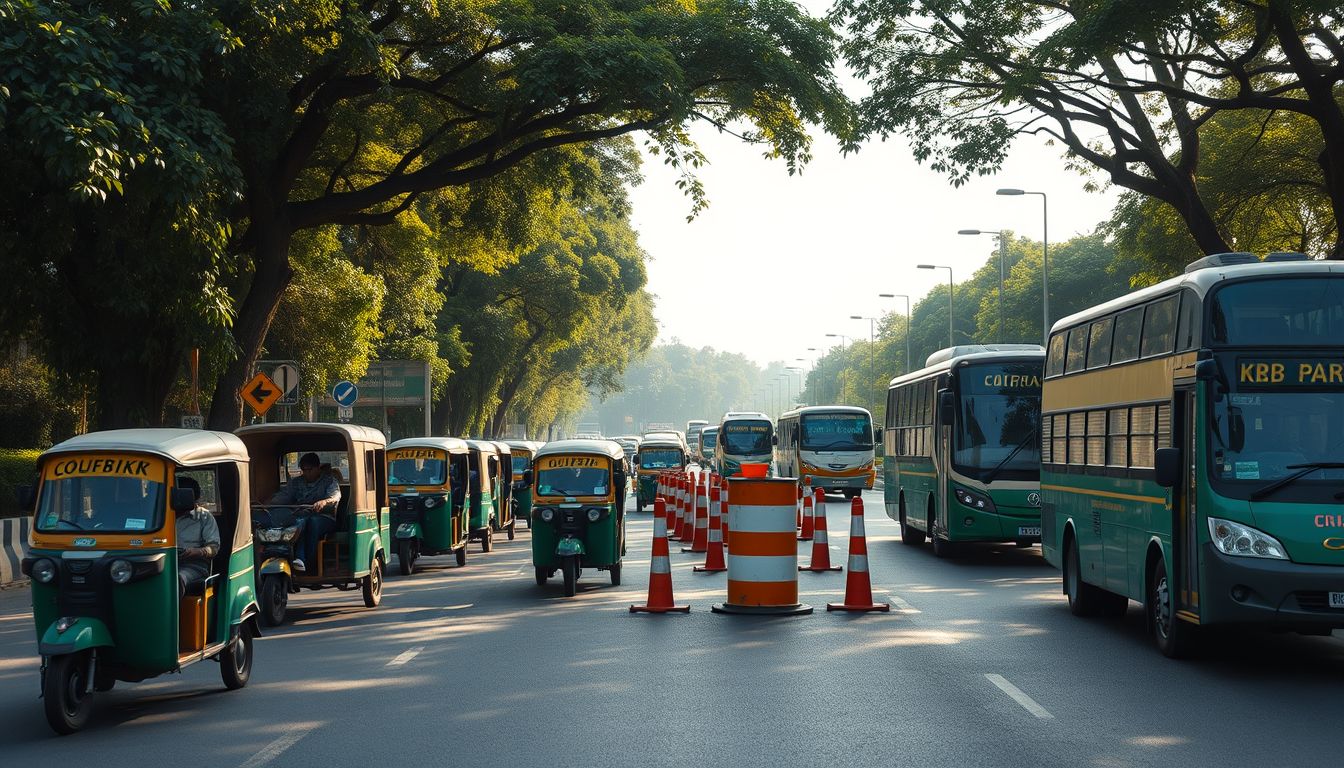 Two-Year Traffic Diversions Around KBR Park in Hyderabad Take Effect