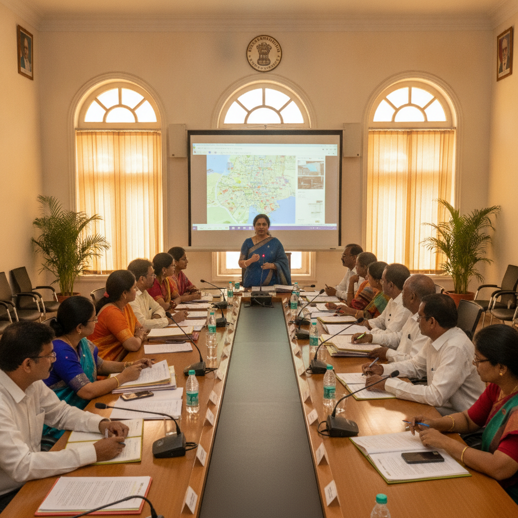 Hyderabad Collector Briefs Rajiv Highway Corridor Landowners on TDR Scheme