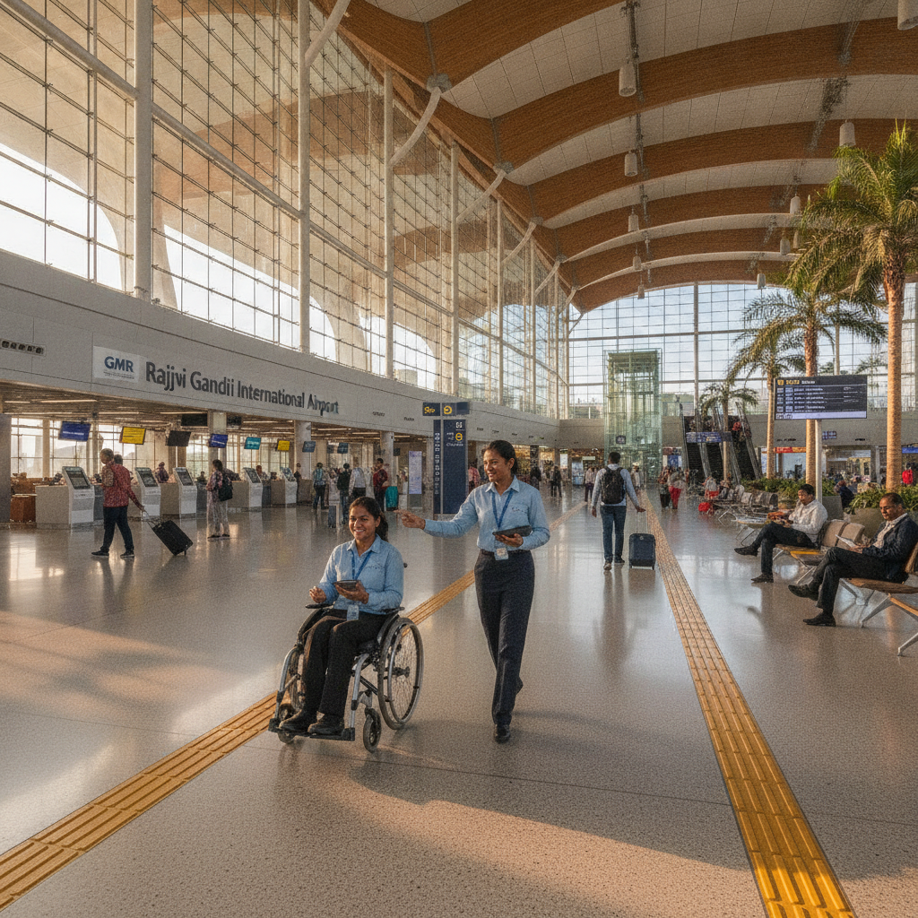 Hyderabad Airport Earns ACI Level 2 Accreditation for Passenger Accessibility