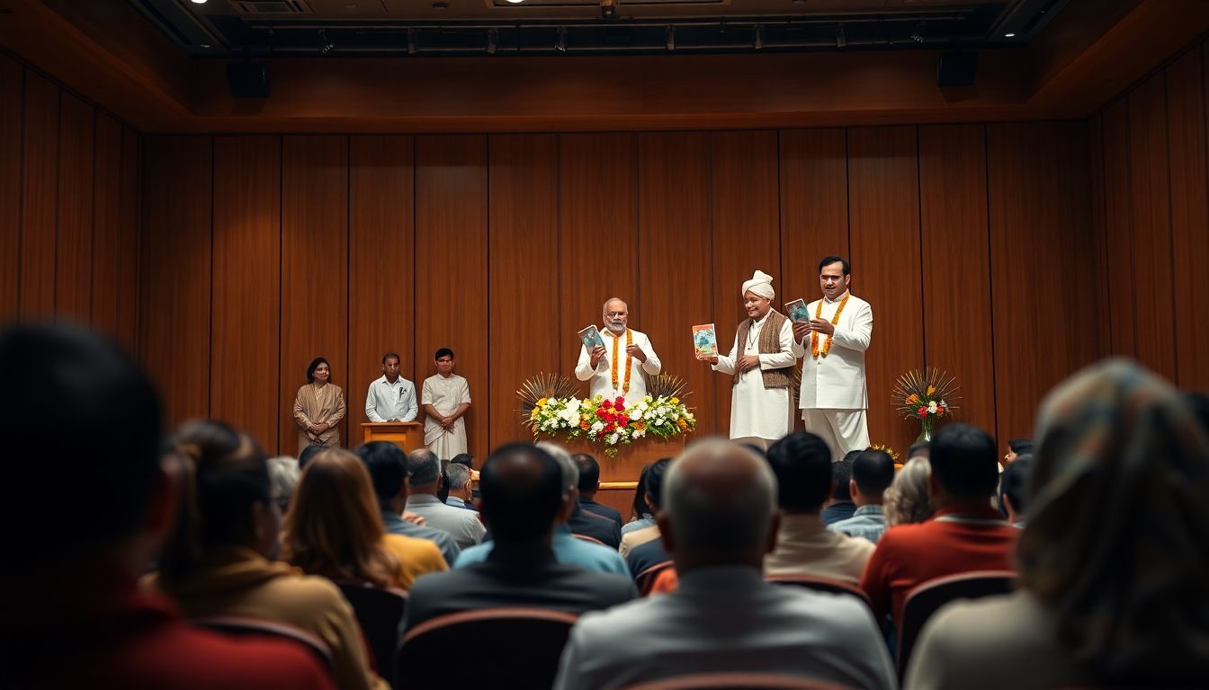 Venkaiah Naidu Releases Multiple Books at Prasad Labs in Hyderabad