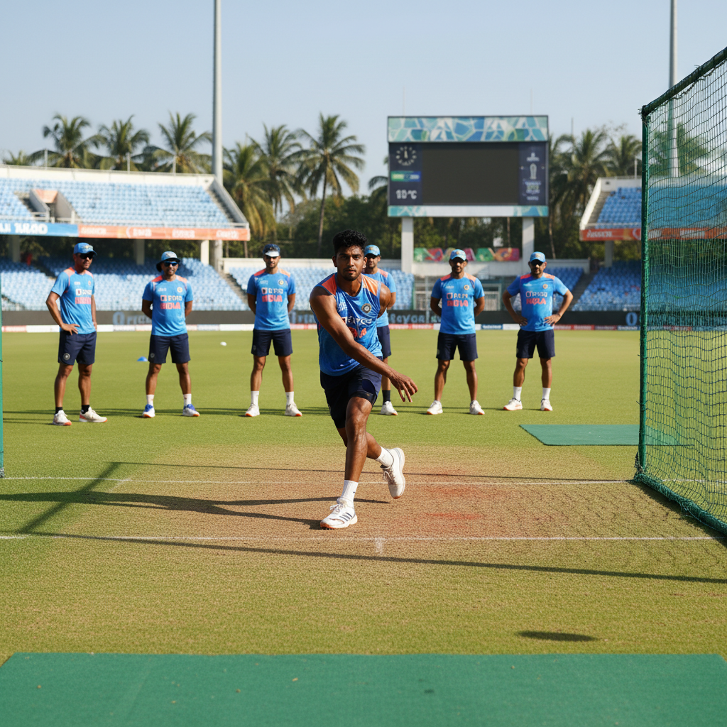Six Net Bowlers Join Indian Cricket Squad in Hyderabad Ahead of Afghanistan Test