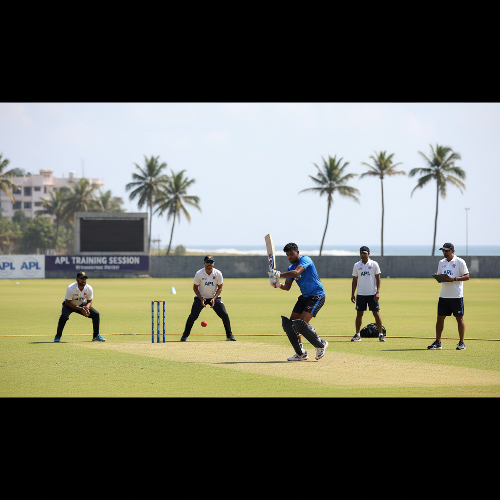 Nitish Kumar Reddy Trains With Andhra Premier League Players