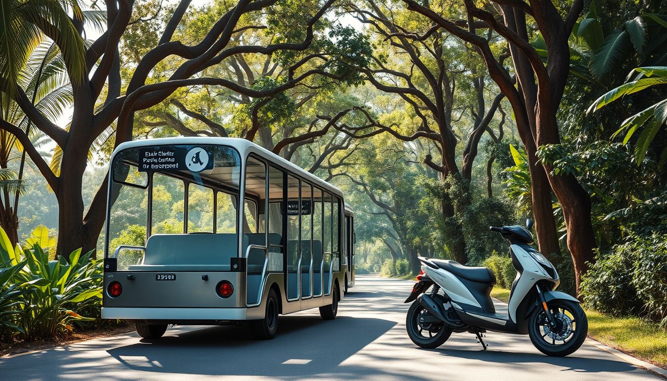 Maanaveeya Development Donates Electric Vehicles to Nehru Zoological Park