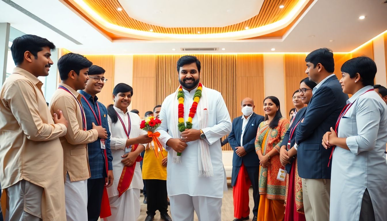 CM Revanth Reddy Felicitates TGSWREIS NEET Toppers at MCRHRD Bodhi Pavilion