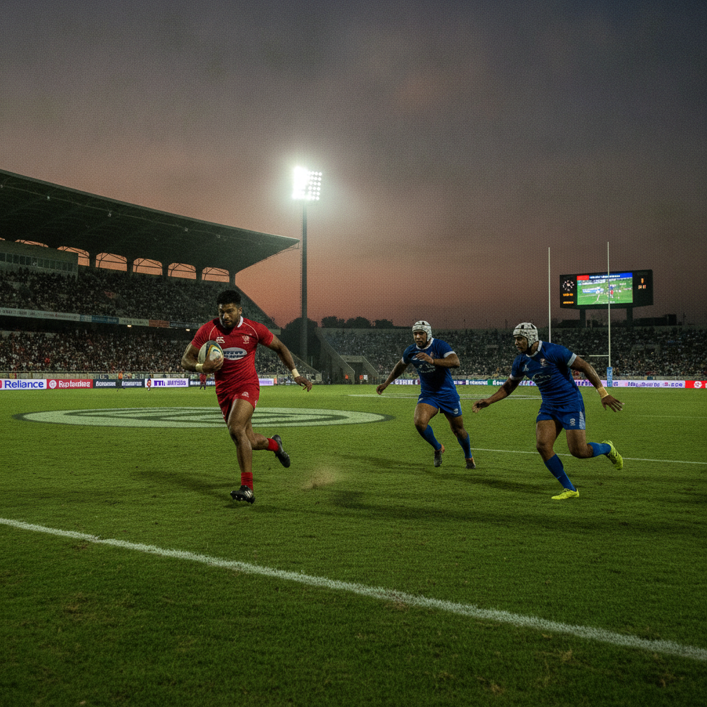 Bengaluru Bravehearts and Delhi Redz Win Rugby Premier League Openers in Gachibowli