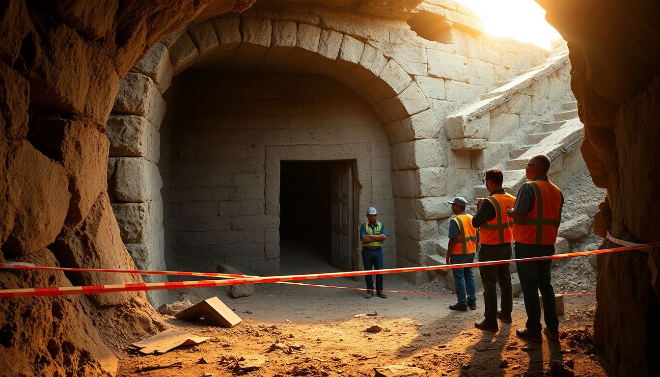 Underground Tunnel Discovered Near Qutb Shahi Tombs in Golconda