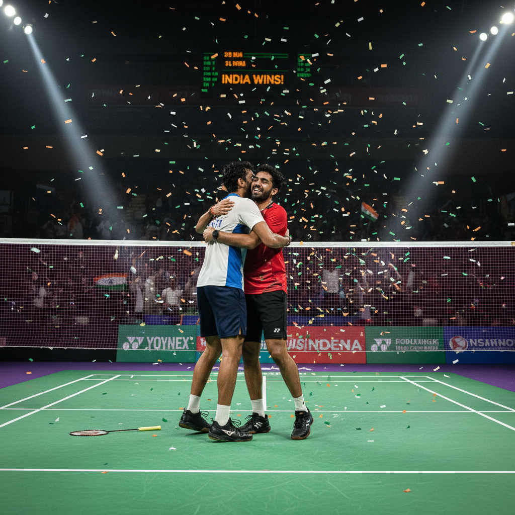 Satwiksairaj Rankireddy and Chirag Shetty Win Historic Singapore Open Doubles Title